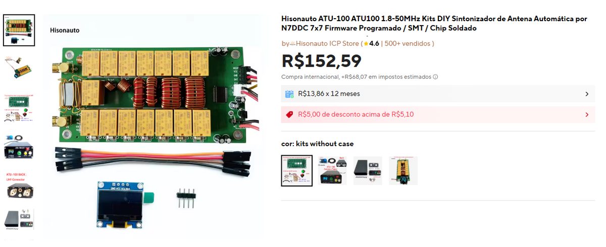 Kit ATU-100 à venda no AliExpress